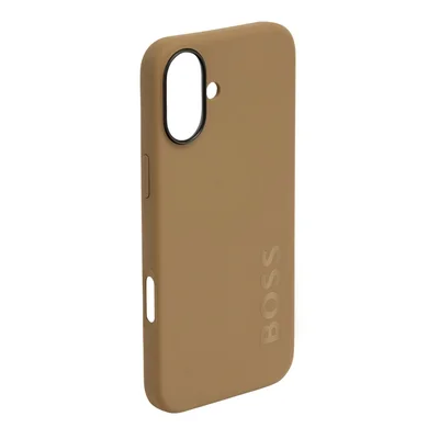 Hugo Boss Калъф за телефон, за iPhone 16 Plus, карамел