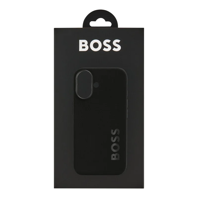 Hugo Boss Phone case, for iPhone 16, black