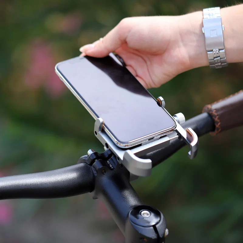Phone stand TNB Urban Retro, for bike, gray