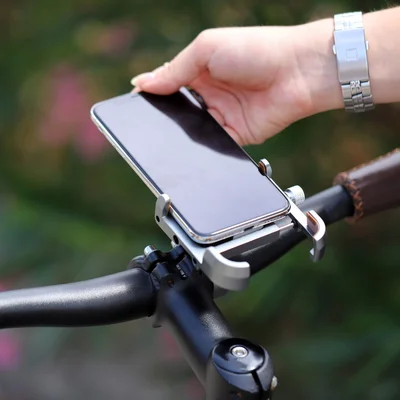 Phone stand TNB Urban Retro, for bike, gray