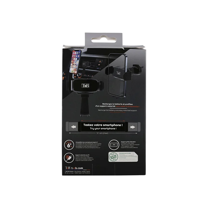 Holder for phone for car TNB, 7'', black