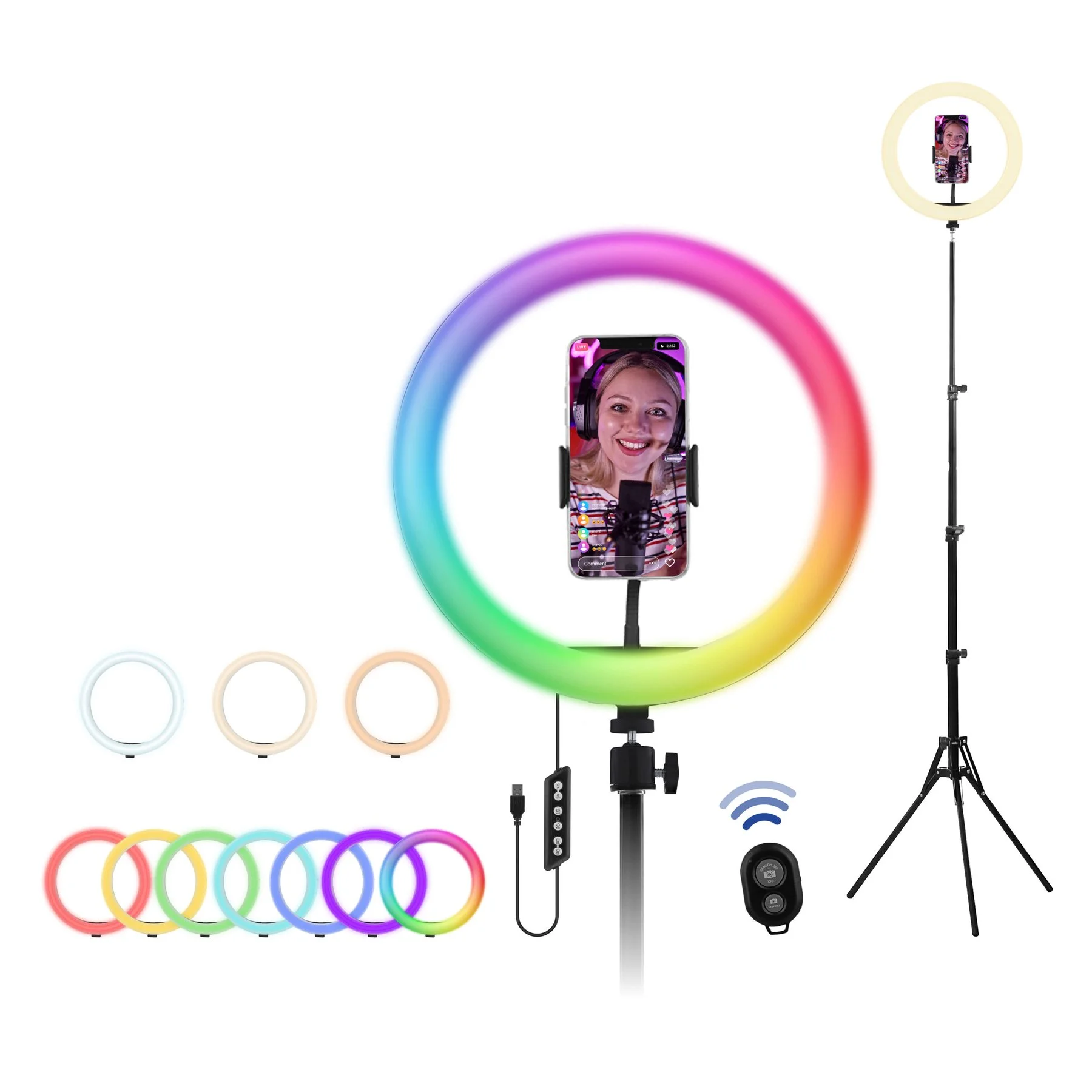 Studio lighting TNB Influence, LED, with tripod