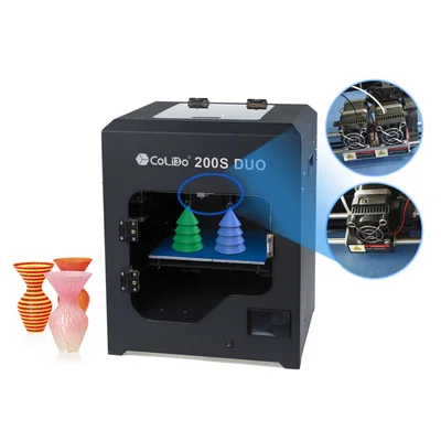 Printer Colido 3D 200S, dual, with extruder, diameter of filament 1.75 mm, 16 kg
