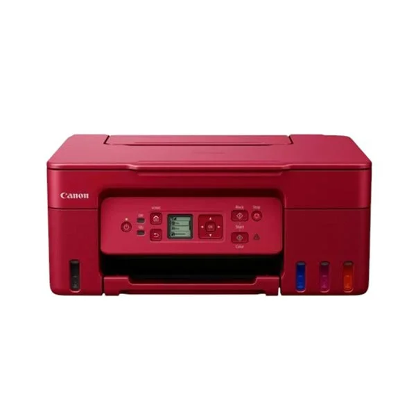 Inkjet multifunctional device Canon Pixma G3470, 3 in 1, A4, Wi-Fi, Photo Cube, PP-201 40 SH, red