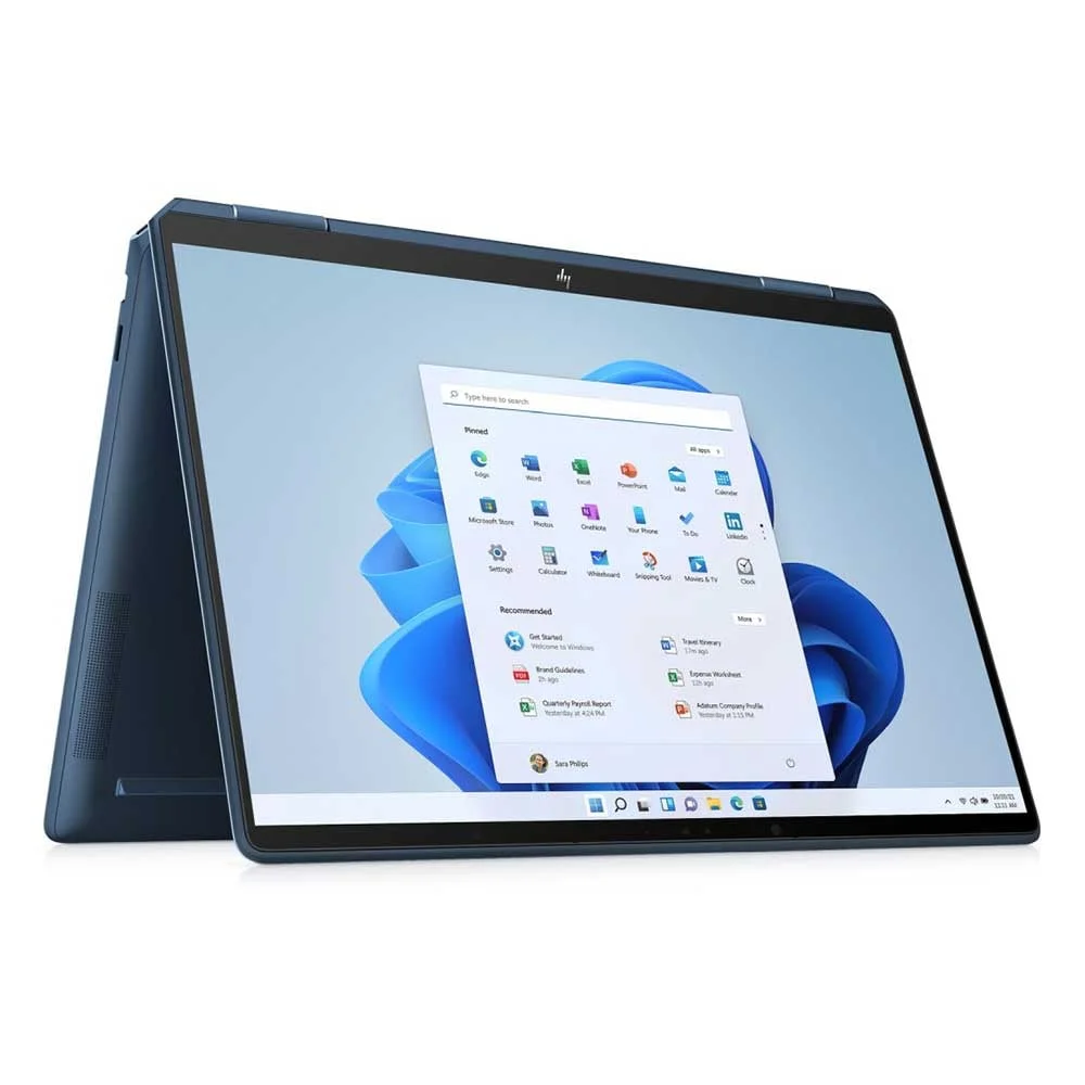 Laptop HP Spectre X360, 13.5'', Touch NBC7, Intel Core i7, 1 TB SSD, 32 GB RAM, Windows 11 Home, Intel Iris Xe Graphics, blue