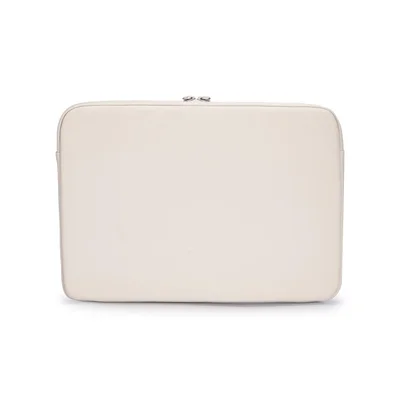 Kingsons Soft Touch Laptop Sleeve, 16", beige