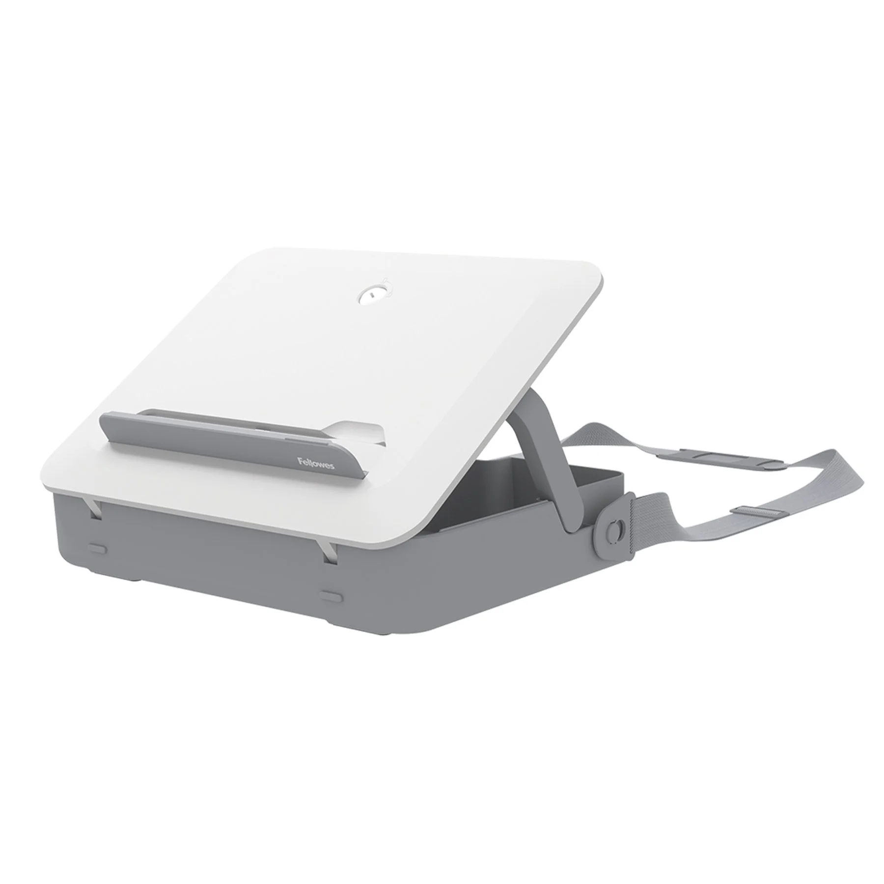 Stand Fellowes and suitcase for laptop Breyta, 2 in 1, white
