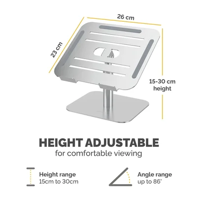 Fellowes Alumia Laptop Riser, Grey