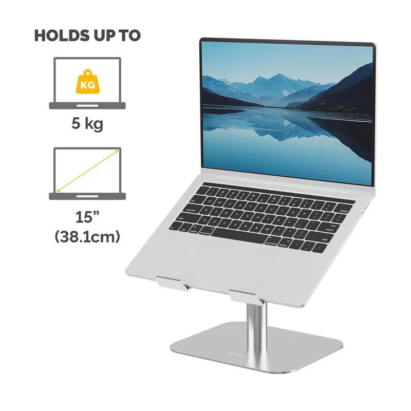 Fellowes Alumia Laptop Riser, Grey