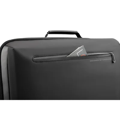 Backpack for laptop Kingsons Silhouette, 15.6'', 23 L, black