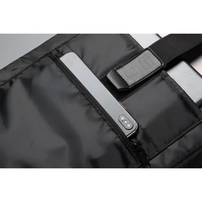 Backpack for laptop Kingsons Shadow Pro, 15.6'', waterproof polyester/PVC coating, 20 L, black