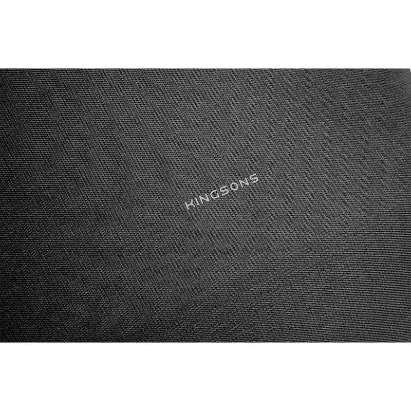 Backpack for laptop Kingsons Shadow Pro, 15.6'', waterproof polyester/PVC coating, 20 L, black