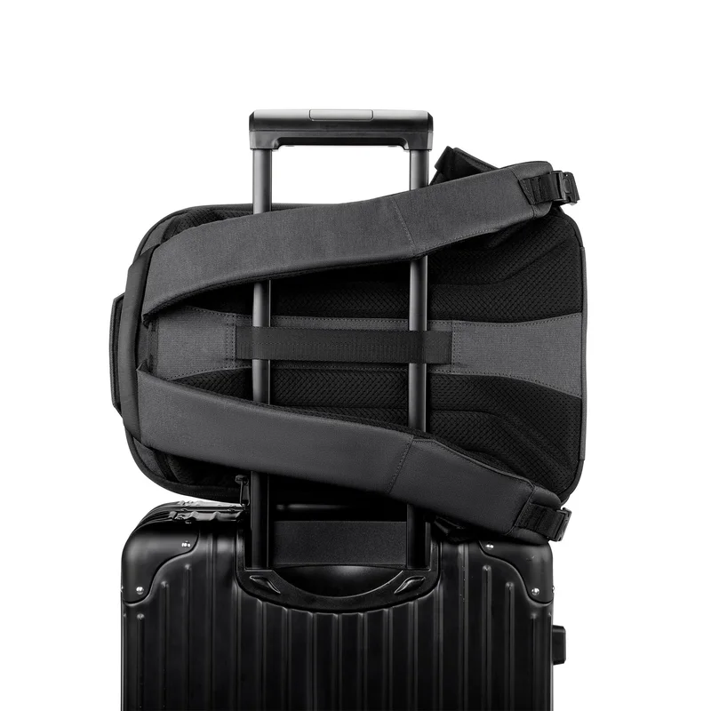 Backpack for laptop Kingsons Shadow Pro, 15.6'', waterproof polyester/PVC coating, 20 L, black