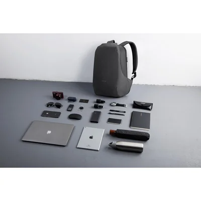 Backpack for laptop Kingsons Shadow Pro, 15.6'', waterproof polyester/PVC coating, 20 L, black