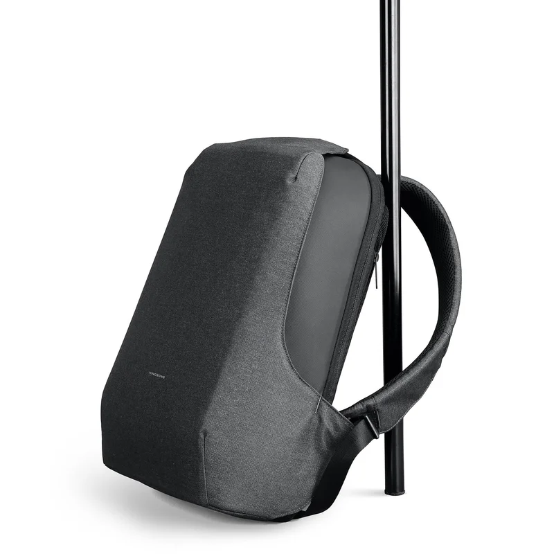 Backpack for laptop Kingsons Shadow Pro, 15.6'', waterproof polyester/PVC coating, 20 L, black