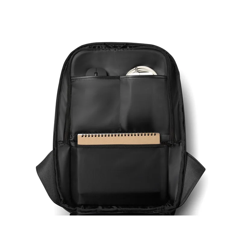 Backpack for laptop Kingsons Shadow Pro, 15.6'', waterproof polyester/PVC coating, 20 L, black