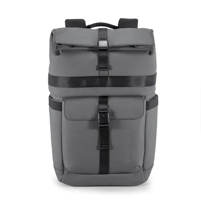 Backpack for laptop Kingsons Nomad X, 15.6'', waterproof polyester/PVC coating, 20 L, dark gray