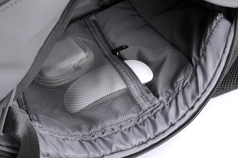 Backpack for laptop Kingsons Nomad X, 15.6'', waterproof polyester/PVC coating, 20 L, dark gray