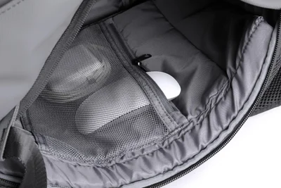 Backpack for laptop Kingsons Nomad X, 15.6'', waterproof polyester/PVC coating, 20 L, dark gray