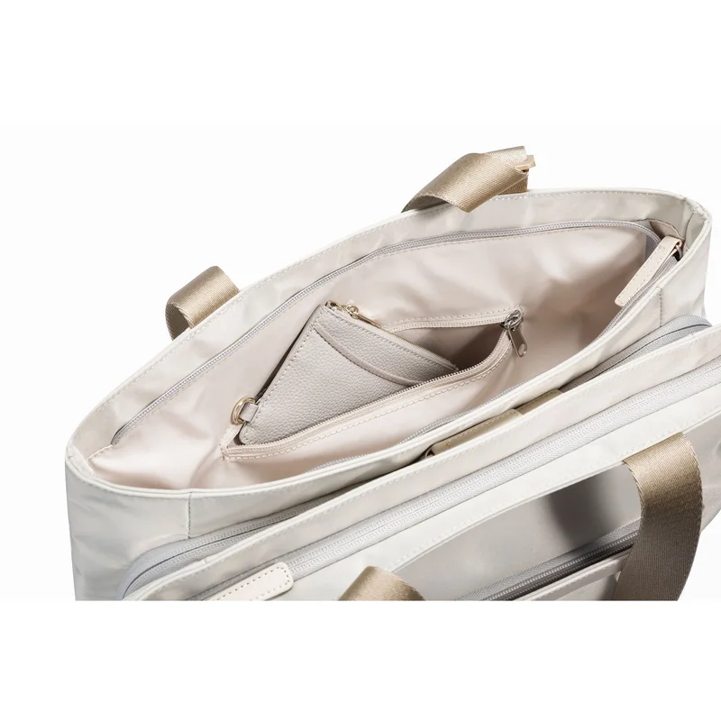 Kingsons Aura Laptop Bag, women’s, 15.6", beige