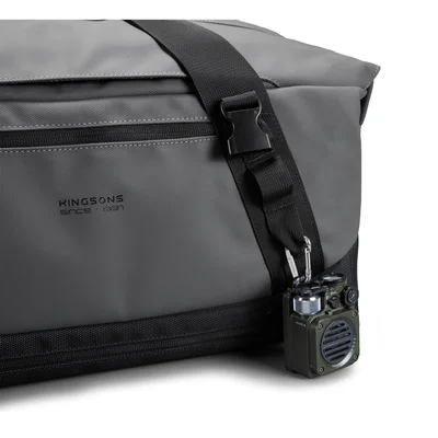 Сак за фитнес и пътуване Kingsons Flexcarry, 3 в 1, сив