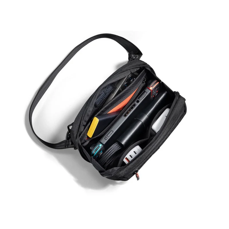 Kingsons Trackguard Shoulder Bag, black