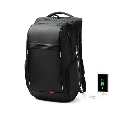 Kingsons Trailtech Laptop Backpack, 17", 27 L, black