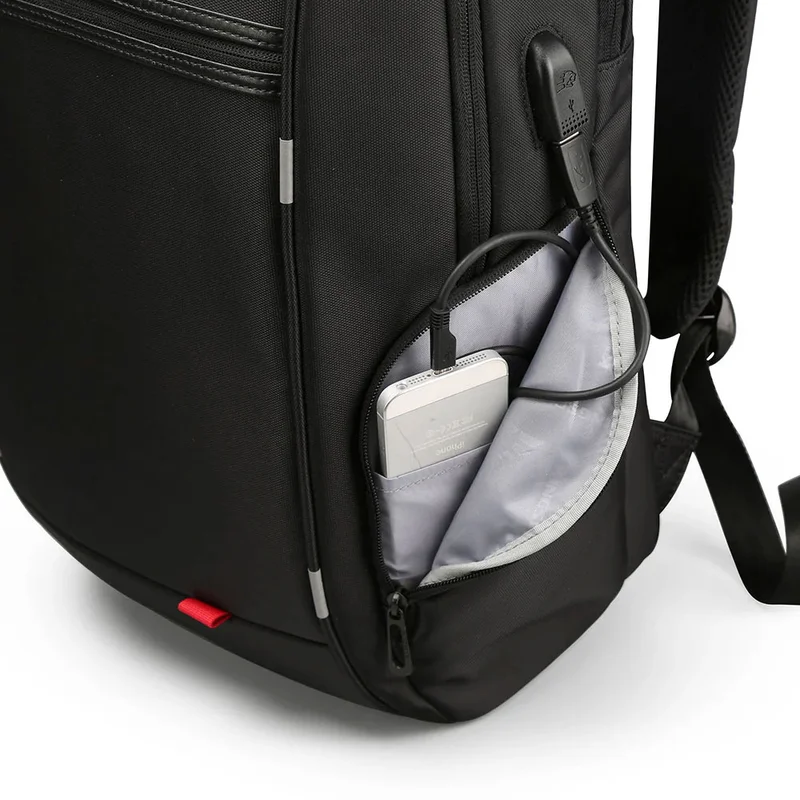 Kingsons Trailtech Laptop Backpack, 17", 27 L, black