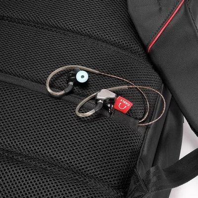 Kingsons Trailtech Laptop Backpack, 17", 27 L, black