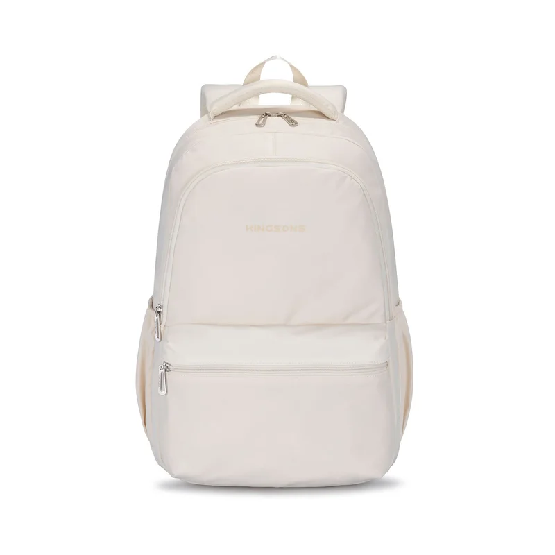 Kingsons Vibe School Backpack, beige