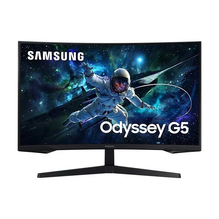 Monitor Samsung Odyssey G5, 27CG552, 27'', VA, QHD, 2560 x 1440, 300 cd/m2, 1 ms, HDMI, 16:9, black