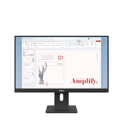 Monitor Lenovo ThinkVision E24-40, 23.8'', Display Port, VGA, IPS, 16:9, 250 cd/m2, 6 ms