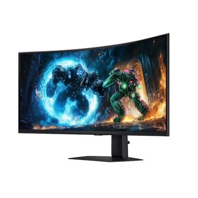 Monitor Samsung G75F, 40'', Ultra HD, VA, 5120 x 2160, 350 cd/m2, 1 ms, 180 Hz, Gaming, curved