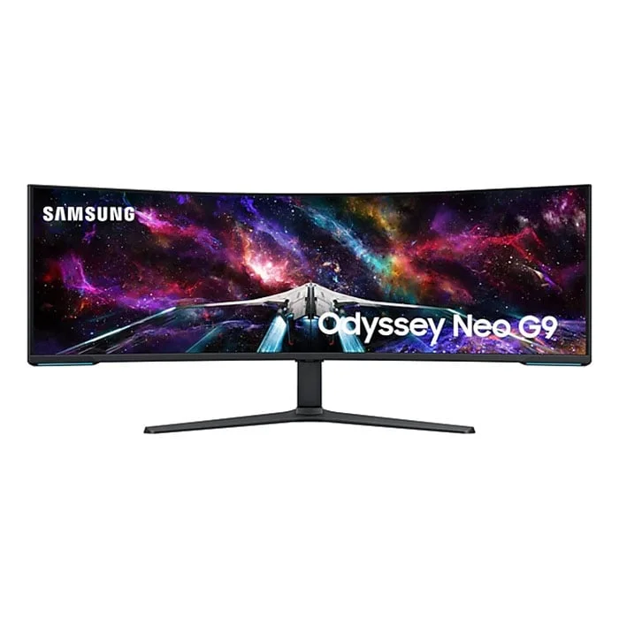 Monitor Samsung G95NC, 57'', DUltra HD, VA, 7680 x 2160, 420 cd/m2, 1 ms, 240 Hz, Gaming, curved