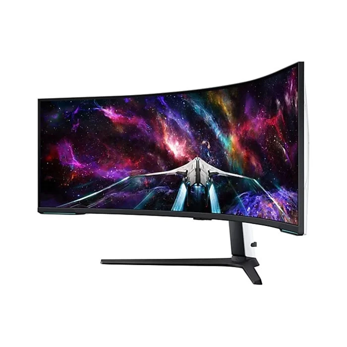 Monitor Samsung G95NC, 57'', DUltra HD, VA, 7680 x 2160, 420 cd/m2, 1 ms, 240 Hz, Gaming, curved