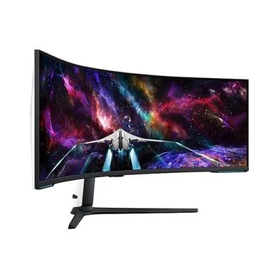 Monitor Samsung G95NC, 57'', DUltra HD, VA, 7680 x 2160, 420 cd/m2, 1 ms, 240 Hz, Gaming, curved