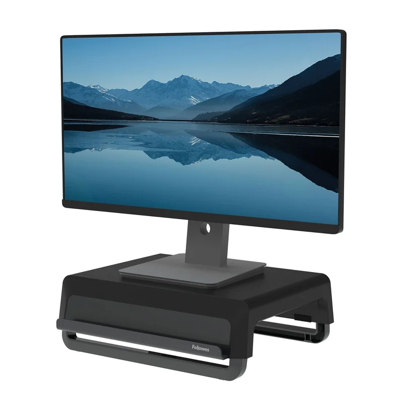 Fellowes Breyta monitor stand, maximum weight 15 kg, black