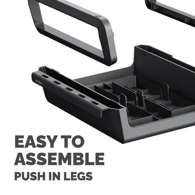 Fellowes Breyta monitor stand, maximum weight 15 kg, black