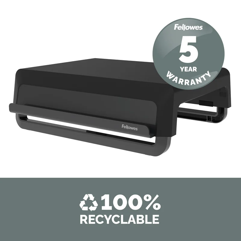 Fellowes Breyta monitor stand, maximum weight 15 kg, black