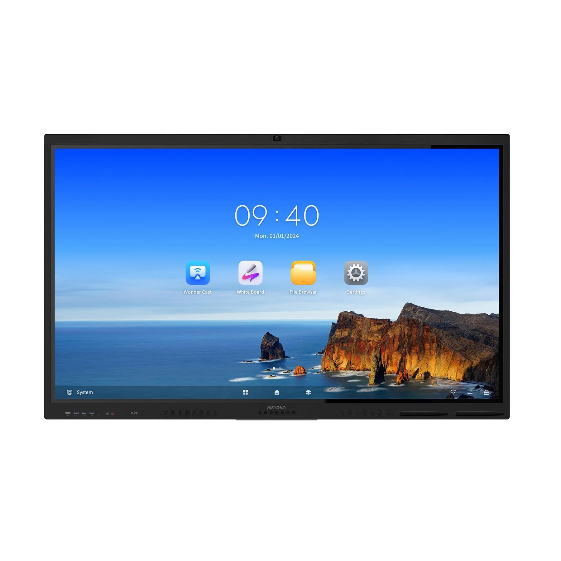 Интерактивен дисплей Hikvision DS-D5B75RB/FL, 75'', DLED, 400 cd/m2, 60 Hz
