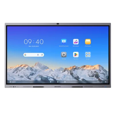 Hikvision Interactive Display DS-D5C98RB/B, 98", with camera, EDLA, DLED, 600 cd/m?, 60 Hz