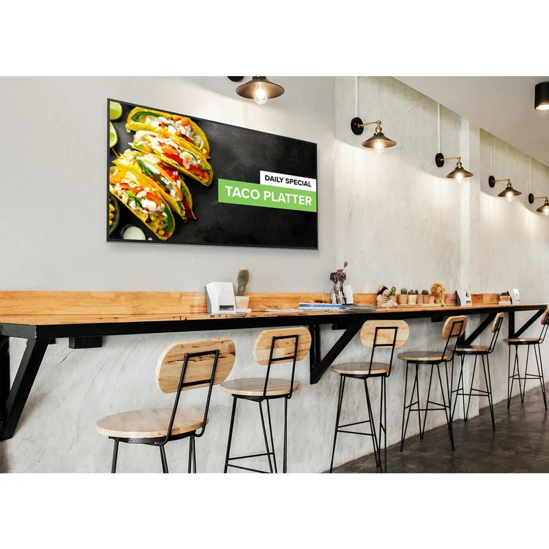 Информационен дисплей Hikvision DS-D6032FN-DP, 32'', E-LED, 350 cd/m2