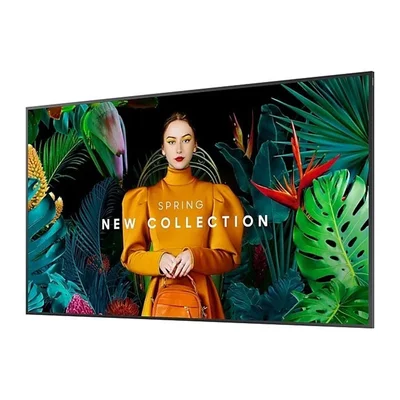 Професионален дисплей Samsung QM75C, 75'', Ultra HD, VA, 24/7, 8 ms, 500 cd/m2, 3840 x 2160, 3 HDMI, 2 USB