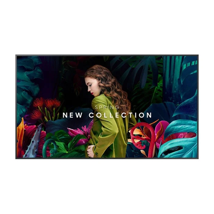Professional display Samsung QB55C-N, 55'', VA, Ultra HD, 16/7, 350 cd/m2, 8 ms, no Bluetooth/Wi-Fi