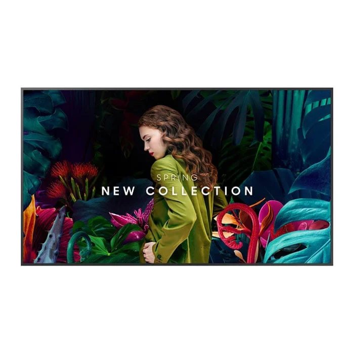 Professional display Samsung QB65C-N, 65'', VA, Ultra HD, 16/7, 350 cd/m2, 8 ms, no Bluetooth/Wi-Fi