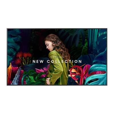 Professional display Samsung QB65C-N, 65'', VA, Ultra HD, 16/7, 350 cd/m2, 8 ms, no Bluetooth/Wi-Fi