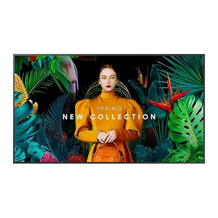 Professional display Samsung QH50C, 50'', Ultra HD, VA, 24/7, 10 ms, 700 cd/m2, 3840 x 2160, 3 HDMI, 2 USB