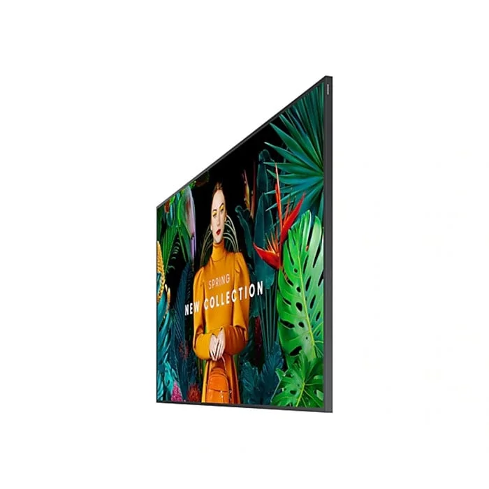 Професионален дисплей Samsung QH65C, 65'', Ultra HD, VA, 24/7, 8 ms, 700 cd/m2, 3840 x 2160, 3 HDMI, 2 USB