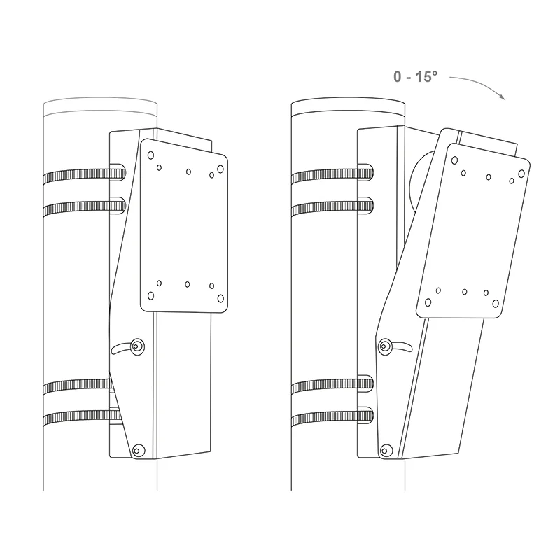 HAGOR COLUMN MOUNT FOR DISPLAY UP TO 55'' UP TO 30 KG
