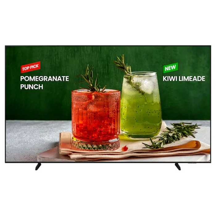 Smart TV Samsung BE98D-H, 98'', Ultra HD, Tizen Business, 16/7, 3 HDMI, 2 USB